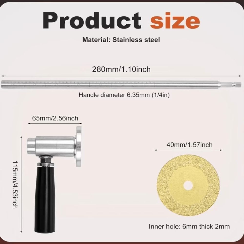 Diamond Grit Cutting Wheel PVC Pipe Cutter Ergonomic Handle Adjustable Cutting Depth Inside PVC Pipe Cutter Five Blades