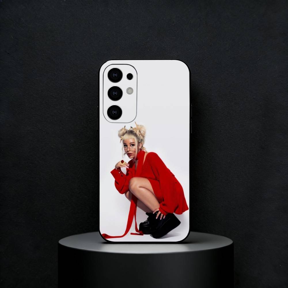 Cute D-DOJA Cat Singer Phone Case For Samsung S25,S24,S23,S22,S21,S20,Plus,Fe,Lite,Others Black Cover