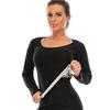 1pc Women Sauna Suit Fitness Exercise Sauna Sweat Suit Long Sleeve Sauna Top Sweat  for Women