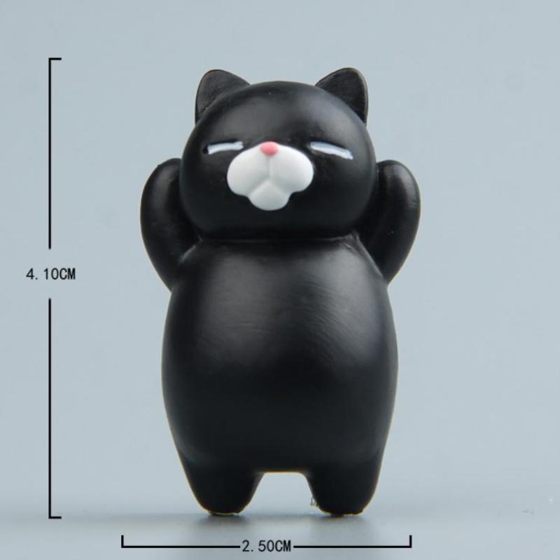 

1 Cartoon Cat Creative 3D Magnetic Fridge Magnet, Decorative Fridge Magnet, Kitchen And Home Decoration