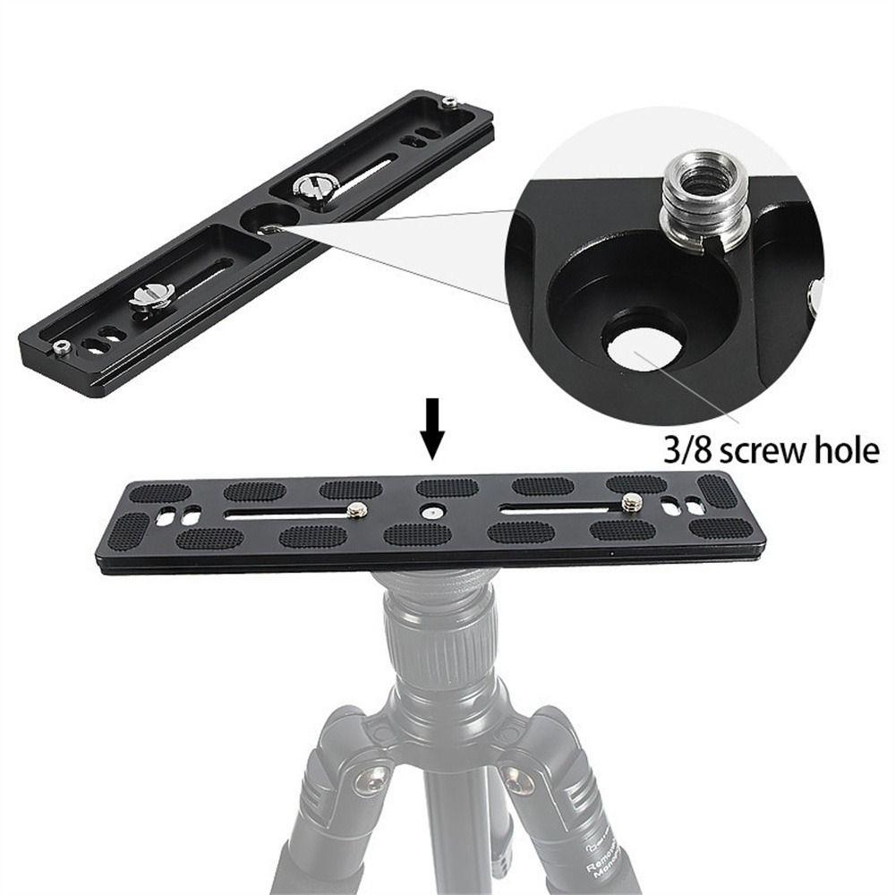 with 1/4 Screw Ball Head Aluminum Alloy Camera Mounting Plate Tripod Long Plate Camera Tripod Plate Tripod Mount Adapter