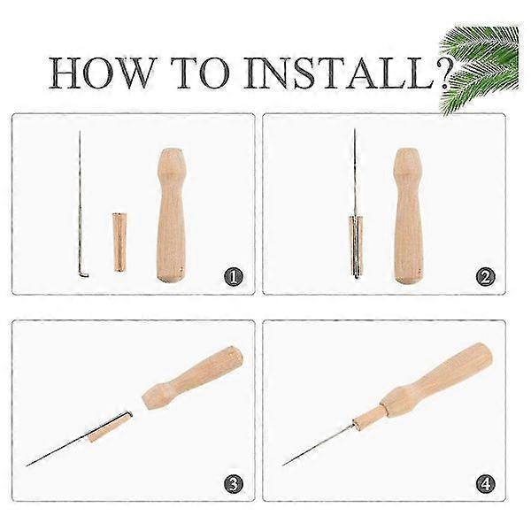 128 pieces needle felting set, 4 sizes needles, needle felting tools wool felting accessories set