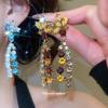 Luxe Strass Bloem Hanger Ketting