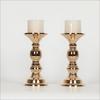 1/2 Stuks Zuil Tafelblad Kandelaars Metaal Vintage Elegante Kaarsenstandaard Bruiloft Centerpieces Decoratie