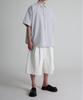 UMM City Boy Double-Pleated Bermuda Banding Pants White