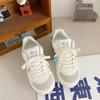 G1089 Hong Kong style leather surface white shoes women's 2025 new student versatile ins trendy retro design casual board shoes