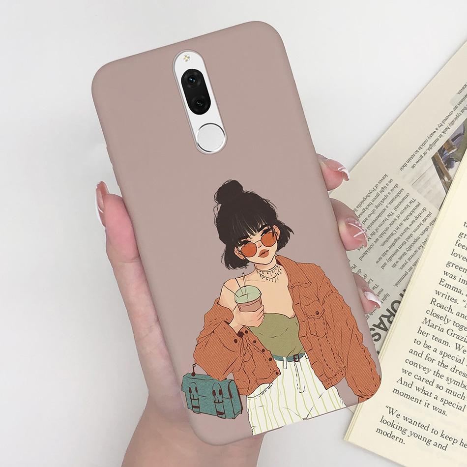 For Huawei Nova 2i Case Cute Candy Matte Soft Silicone Cover For Huawei Mate 10 Lite RNE-L21 RNE-L22 L23 Nova2i Phone Cases Capa