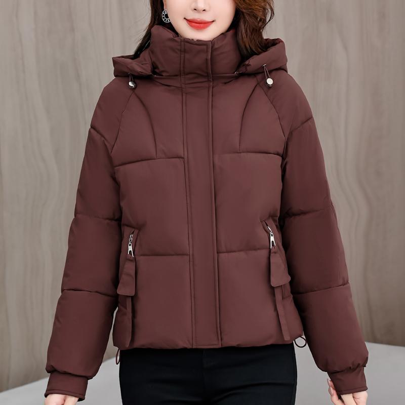 Fashion Winter Short Coat Female Warm Parkas Hooded Casual Thick Women Jackets