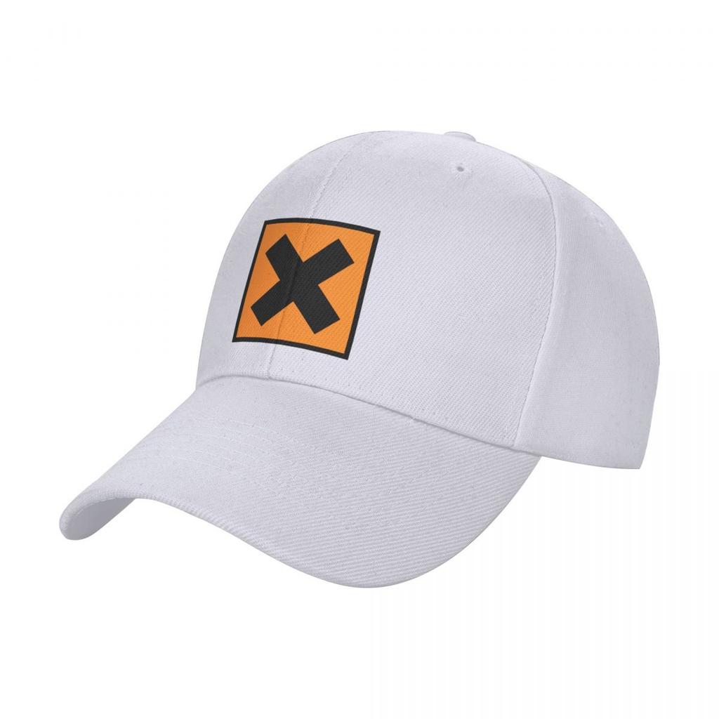 Harmful / Irritant / Hazard Symbol (On White) Baseball Cap Luxury Man Hat Mountaineering Hiking Hat Women's Golf Clothing Men's