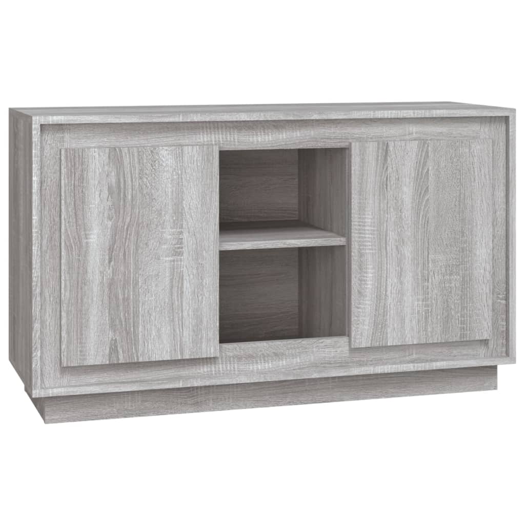 Aparador Sonoma Cinza 102 x 35 x 60 cm Aglomerado