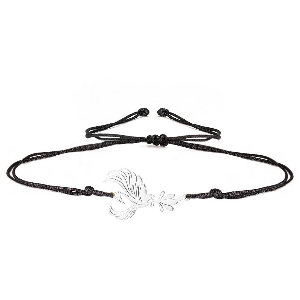 Exquisite Light Luxury Phoenix Pendant Bracelet Unique Design Fashion Jewelry Versatile Stylish Wristwear