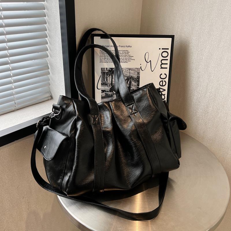 2026 New Large Capacity Women Tote Bag High Quality Soft Leather Female Shoulder Bag Simple Luxury Designe Handbags