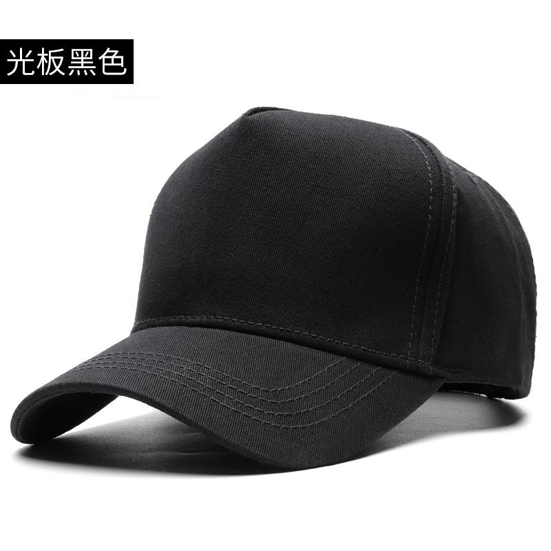 Deep and Large Cotton Trucker Hats Women Fashionable Sun Cap Big Head Men Oversize Baseball Caps 56-60cm 60-65cm