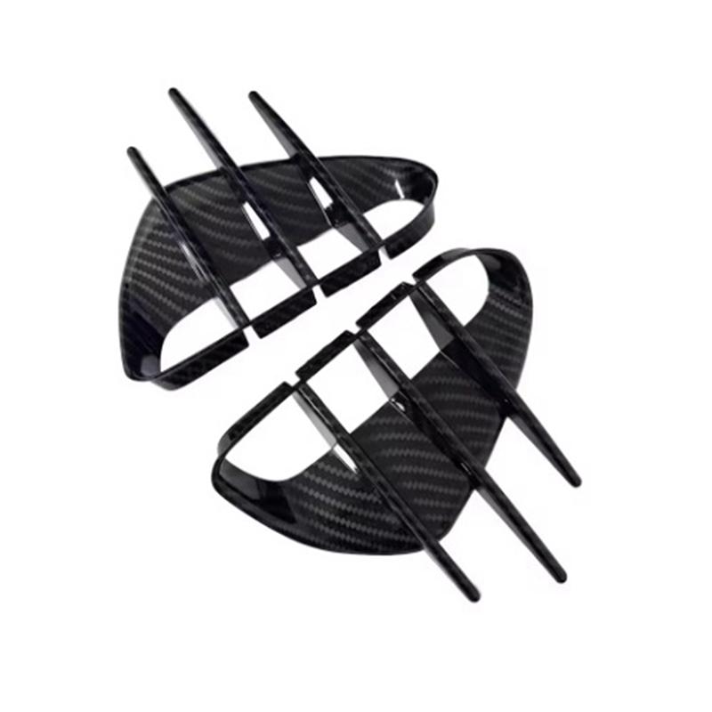 A28G-For KIA Stinger Front Bumper Side Vent Spoiler Bumper Canard Covers Car Accessories