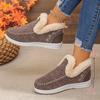 New High-top Cotton Shoes for Women, Fleece and Thickened Snow Boots, and Ankle Boots