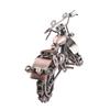 Motorcycle Toy Model Metallic Antique Texture Sturdy Smoothing Metal Motorcycle for Kids Decoration