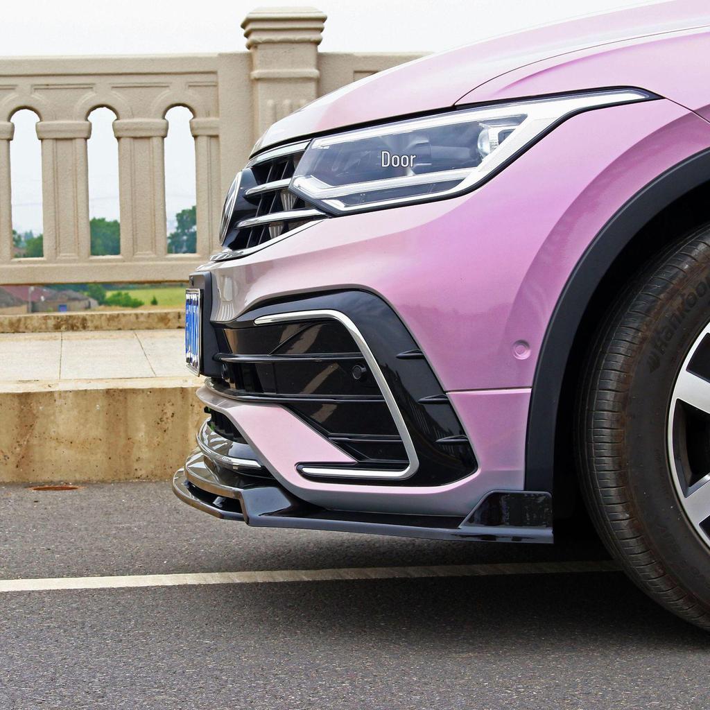 Fits 2022 Volkswagen Tiguan L R-Line Front Splitter Sporty Lip Spoiler