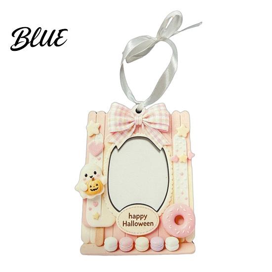 Fall Window Display Mini Halloween Picture Frame Small Cute Ghost Pumpkin Photo Frame Ornament Children Room Decoration Decorative Postcard