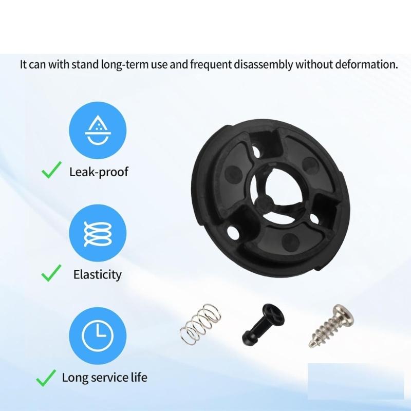 Drain Plug Accessory Set with Screws for Coffee Maker Water Tank to Solve Blockage Issues and Improve Water Flows