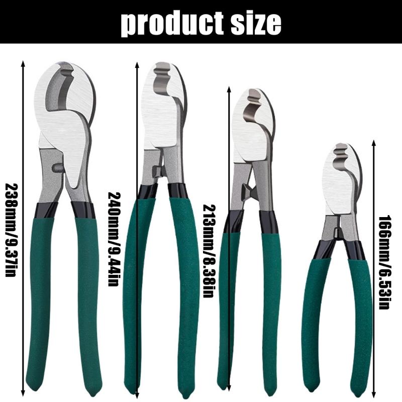 Lightweight Cable Cutter Snips Scissors Shears Easy Handling And Portability For Technicians & Home Improvement Projects