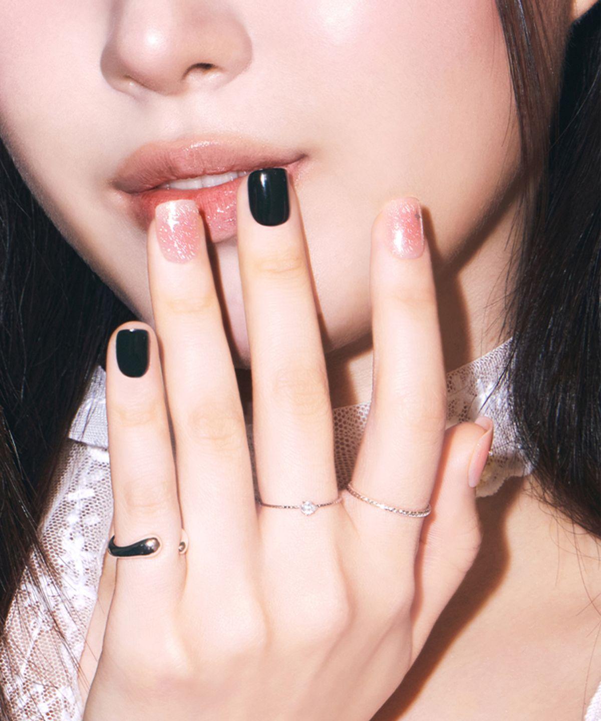 Nail Tips Glam Deep Mauve Short DIY Nails