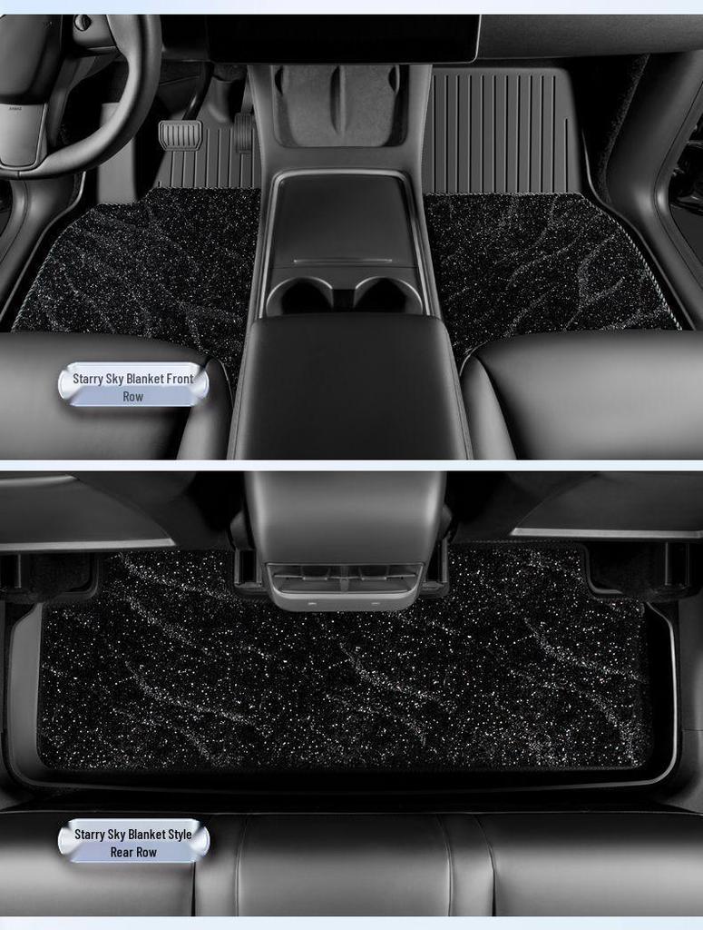 Suitable for Tesla Model Y/3: Premium TPE Floor Mats and Car Modification Accessories.