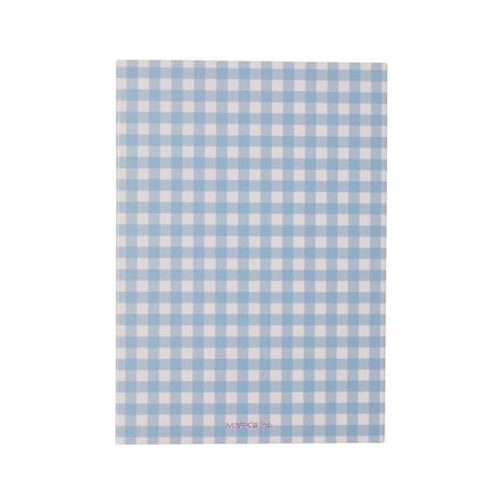 Notebook 2026 Schedule Book Starting December 2025 Weekly Block B6 Exact Size Hardcover Gingham Check Yellow Marks 26WDR-CB03-YE