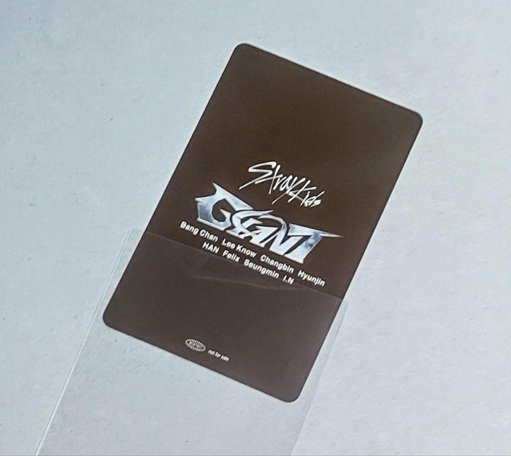 [USED] StrayKids GIANT FC Edition Bonus Solo Trading Card Seungmin Stray Kids