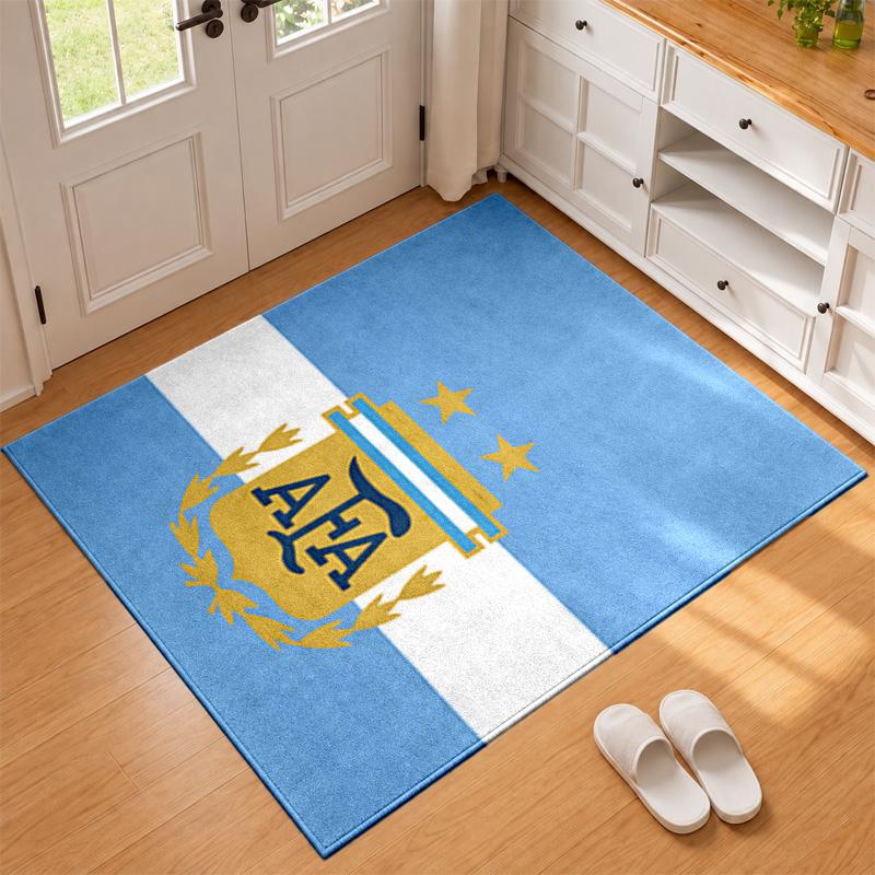 Argentina national team Carpet Door Mat for Living Room or Bedroom Protective Mat Under Chair Office Decoration Christmas Gift Birthday Present