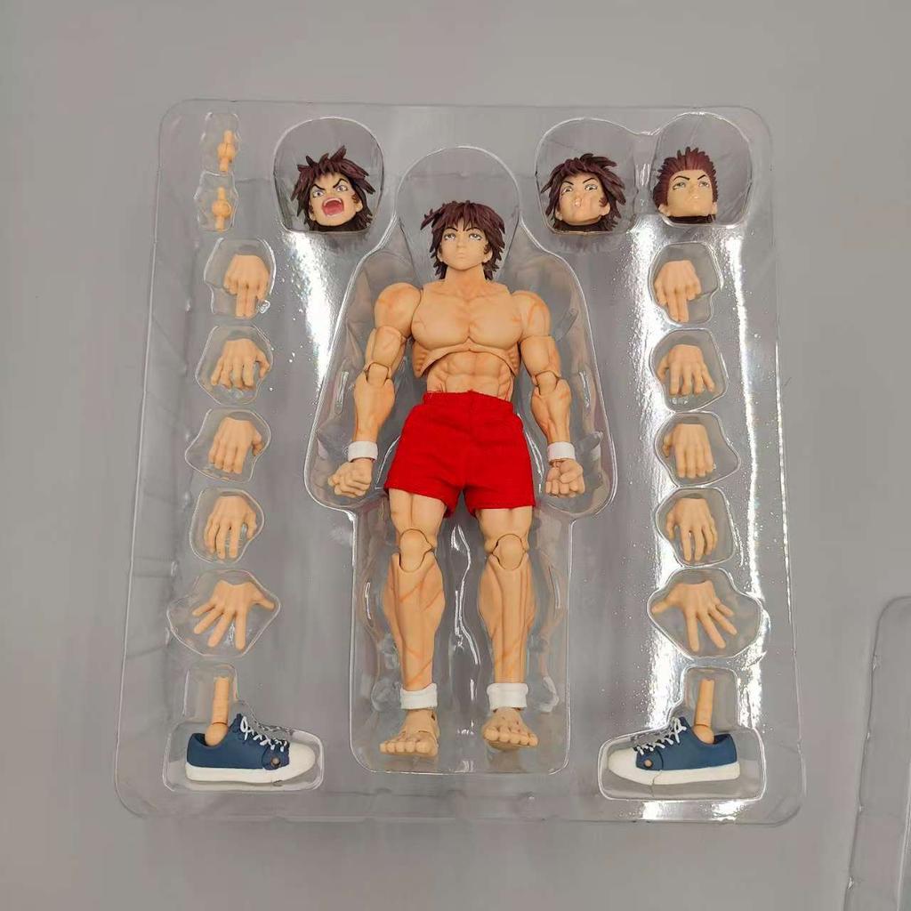 In Stock 17cm Hanma Baki Figure Baki Action Figures Figurine Pvc Statue Collection Model Desk Decoration Doll Christmas Gifts