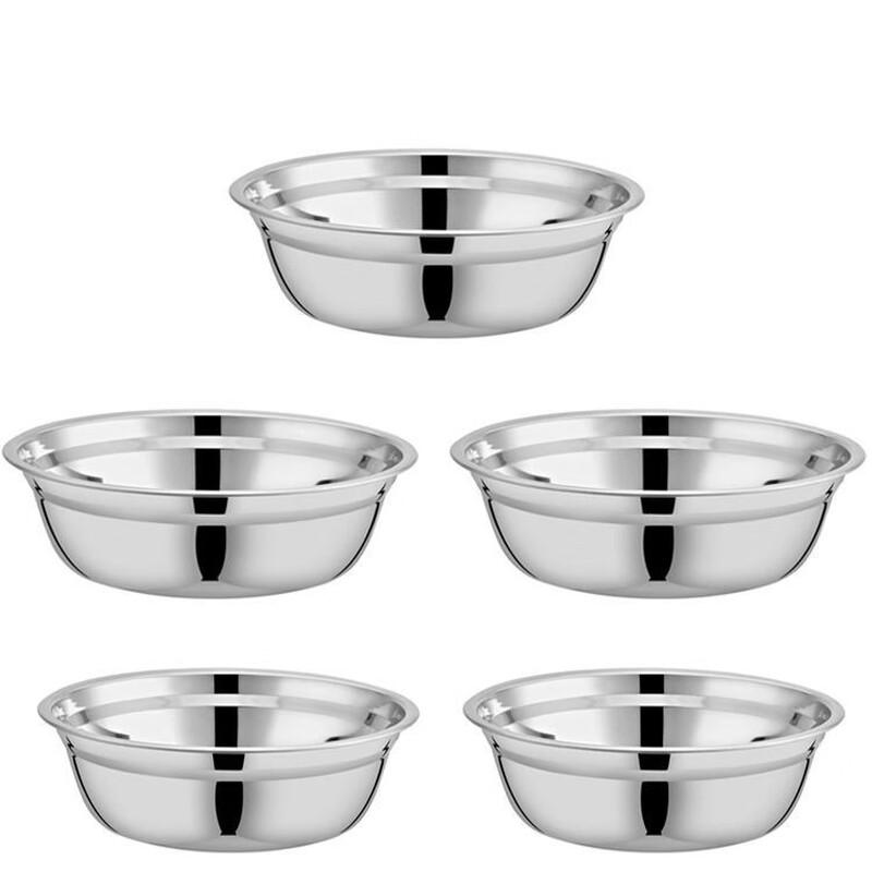 Zhaoran 13cm 304 Stainless Steel Kitchen Bowls (5-Pack)