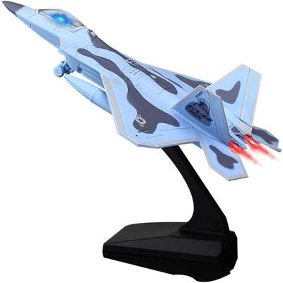 1/100 Maßstab F-22 Raptor Kampfjet Druckguss Flugzeug Modell Jagdspielzeug