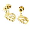Les Trésors De Lily [G2018] - Boucles Plaqué Or 'Love'