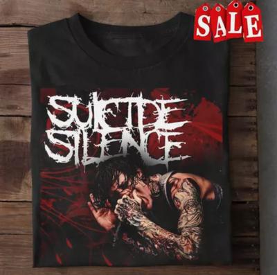 NEUES Suicide Silence Band Klassisches Geschenk Für Männer Frauen Schwarz Alle Größen T-Shirt Unisex T-Shirt