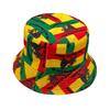 Bucket Hat Plus Size Patch Double-Sided Wear Polyacetic Fiber Thick Premium Gothic Running Custom National Flag Bucket Hat