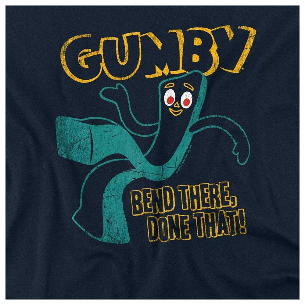 Gumby Unisex Adult Bend There Done That T-Shirt