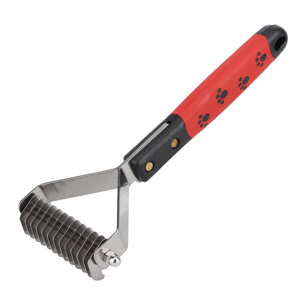 Pet Eco Friendly Handle Stainless Steel Blade Pet Open Knot Grooming Hair Comb Brush for Dogs Cats(M337-13 )