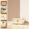 40-60cm Wide Transparent Foldable Double Door Floor Storage Cabinet with Multiple Layers