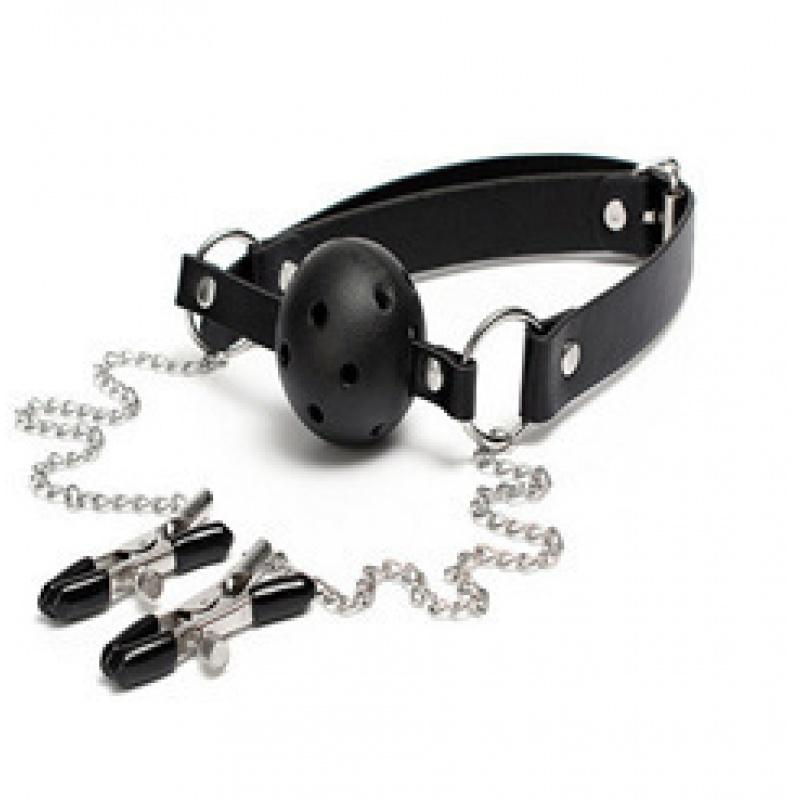 Couple Sex Adult Supplies Female Toys BDSM Props Handcuffs Reverse Back Binding Binding Training Mouth Ball Plug