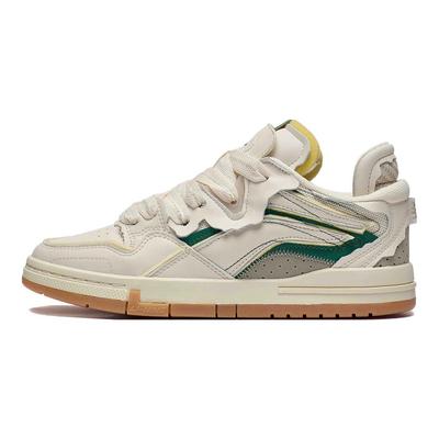 Li Ning We Wo Pro Comfortable Soft Elastic Skate Culture Shock Absorption Wear Resistant Low Top Skate Shoes Women Skate Shoes Light-Green AECT046-3