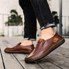 Fashion 2025 Business Leather Shoes Moccasin Shoes Breathable Men's Casual Loafers Comfortable Shoes for Men Summer Men's Sneakers