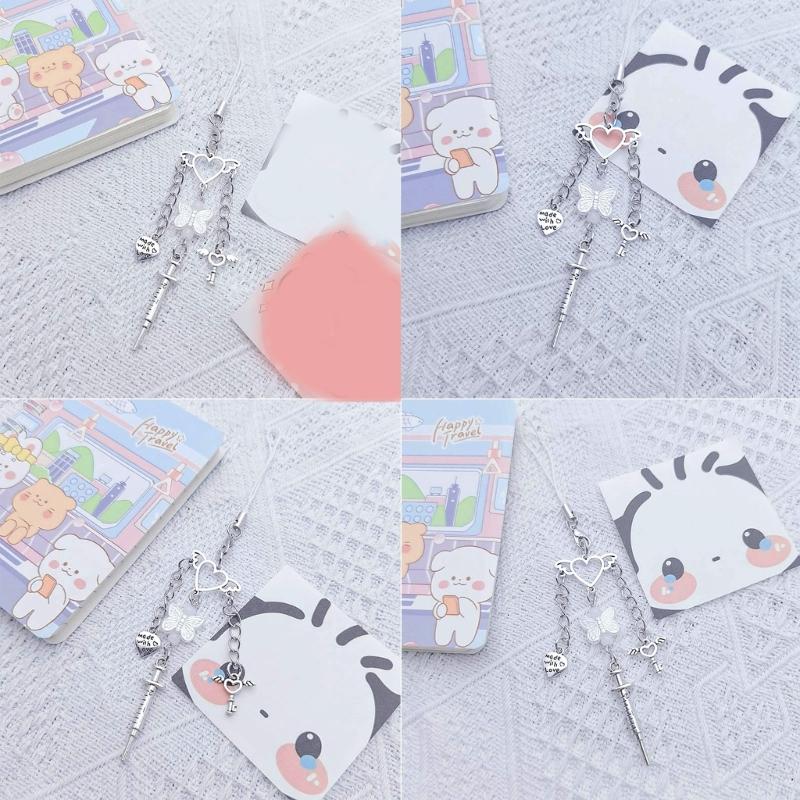 Trend Keychain Ornament Decoration for Bags Phones Sweet Cool Girl Decorations