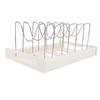 Pot and Pan Organizer Rack, Adjustable Kitchen Utensil Holder with Extendable Base (30.5  to 56 ), 7 Reinforced U Shape