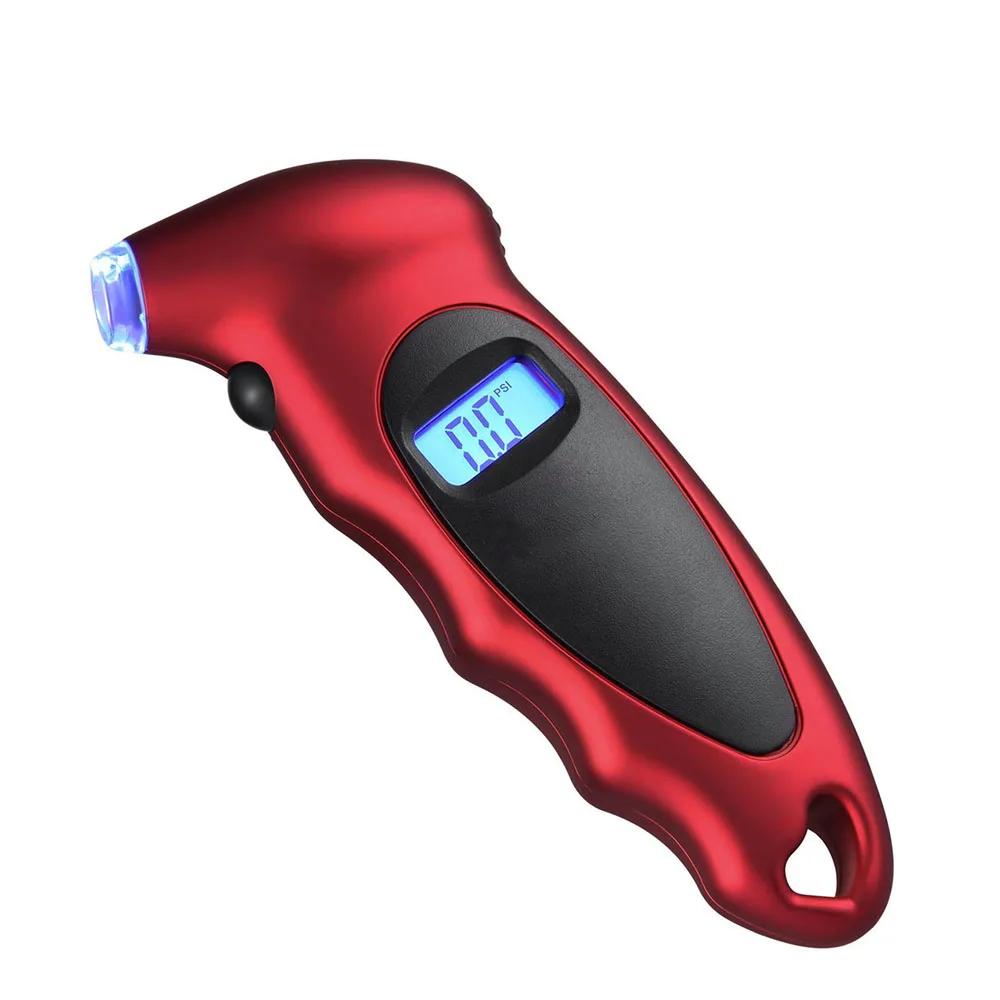New Backlit Tire Pressure Gauge, High-precision Digital Tire Pressure Monitoring, Car Tire Air Pressure Meter, LCD Display