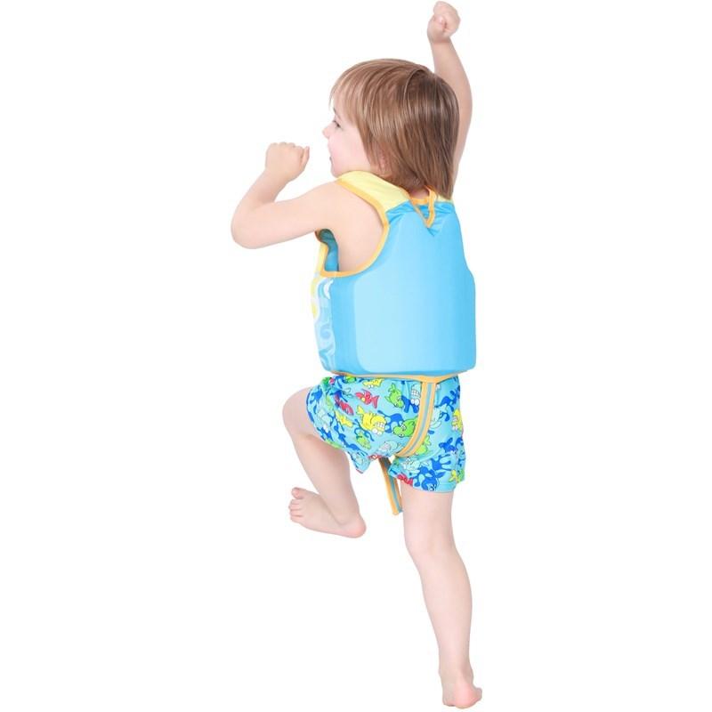 Letnie dziecięce kamizelki ratunkowe bez rękawów do pływania dla dzieci Chłopcy dziewczęta Regulowane kamizelki ratunkowe Cartoon Balanced Flotation Swimsuit