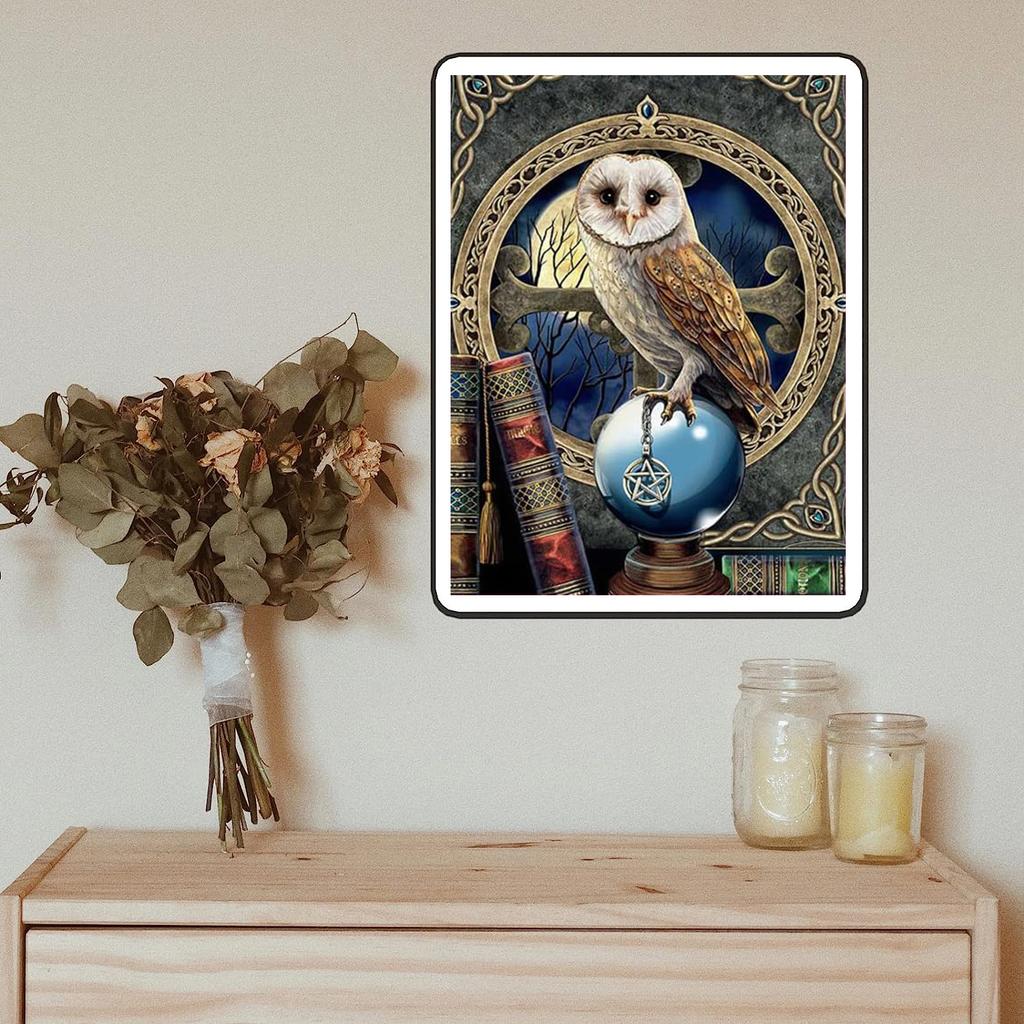DIY Diamond Painting Owl Cross Stitch Kit Mosaic Art Diamond Painting Full Circle/Square Diamond Home Decoration