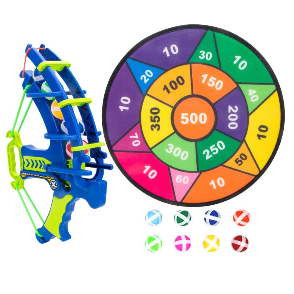 Children Throw Sticky Balls, Fold Targets, Bow and Arrow Launches, Parent-child Interactive Games