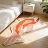 Animal Special-shaped Imitation Cashmere Floor Mat Bedroom Thickened Skin-friendly and Easy To Take Care of Bedside Blanket