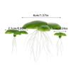 54PCS Artificial Aquarium Floating Plant Plastic Decors Enhances Tanks Aesthetic Habitat Environment
