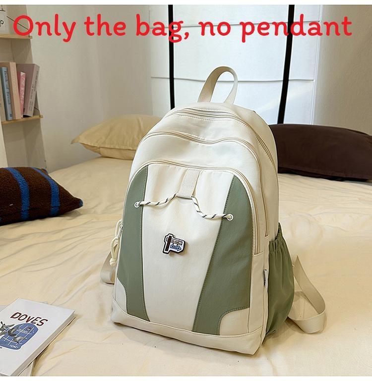 Nylon College Style Backpack With Large Capacity And Urban Design For Daily Use